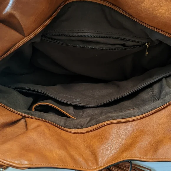 Brown Faux Leather Purse - Picture 9 of 16